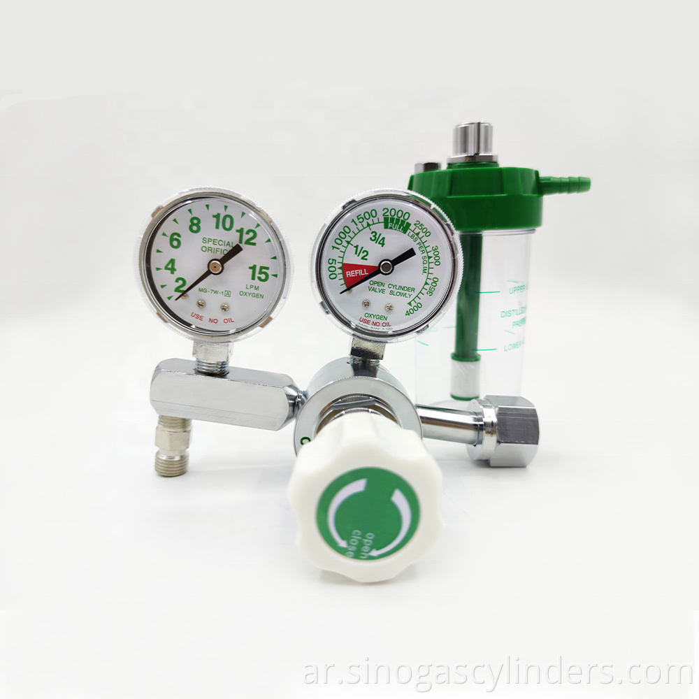  Double Gauge Type Oxygen Regulator